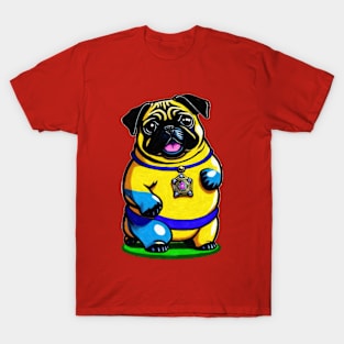 yellow pug T-Shirt